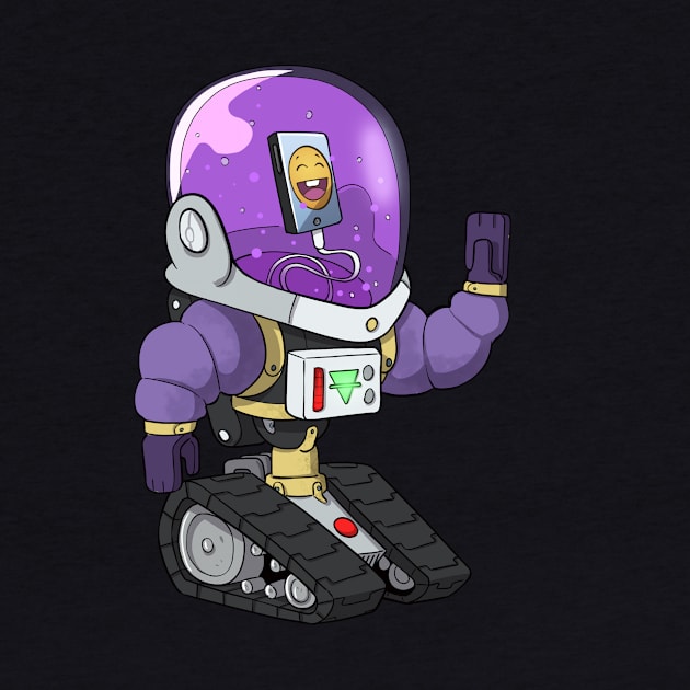 Tiny Hats Space Robot "Fone-Bot" by hiwez